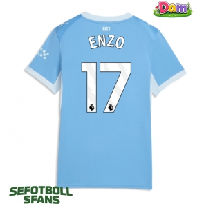 Manchester City Enzo Fernandez #17 Hemmatröja Kvinnor 2026-27 Kortärmad